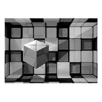 Artgeist Fotótapéta - Rubik&#039;s cube in gray