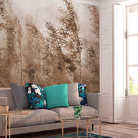 Artgeist Öntapadó fotótapéta - Tall Grasses - Brown 245x175