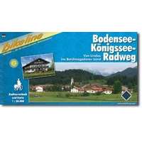 Esterbauer Verlag Bodensee-Königsse-Radweg kerékpáros atlasz Esterbauer 1:50 000 2014