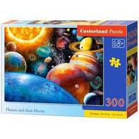 Castorland Castorland Bolygók és holdjaik puzzle - 300 db-os bolygók puzzle kirakó 40 x 29 cm