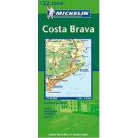 Michelin 122. Costa Brava térkép Michelin 1:130 000