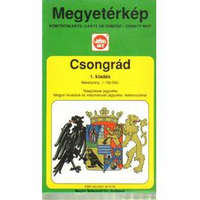 Magyar Térképház Kft. Csongrád megye - vármegye térkép Térképház 1995. régi 1:150 000