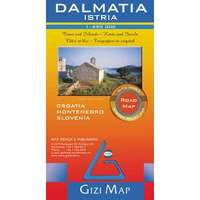 Gizi Map Dalmácia, Isztria autós térkép térkép Gizi Map 1:250 000