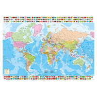 Educa Politikai világtérkép puzzle Educa Puzzle 1500 db-os 85 x 60 cm - 18500