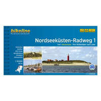Esterbauer Verlag Nordseeküsten Radweg kerékpáros atlasz 1. Esterbauer 1:75 000 Észak-tengeri kerékpáros atlasz