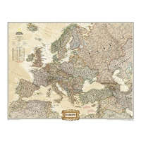 National Geographic Európa falitérkép National Geographic 76x61 cm - antik színű
