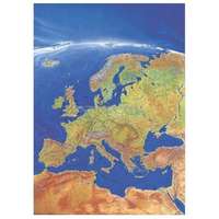 Stiefel Európa falitérkép satelit keretezett, tűzhető 100 x 140 cm Európa panorámatérképe