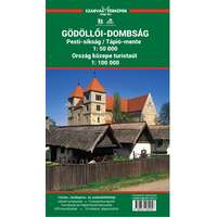 Szarvas András Gödöllő és Gödöllői-dombság turista térkép Szarvas kiadó 1:50 000 Gödöllő és környéke túratérkép és kerékpáros térkép