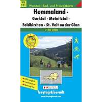 Freytag &amp; Berndt WK 231 Hemmaland, Gurktal, Metnitztal, Feldkirchen, St. Veit a.d. Glan turistatérkép 1:50 000