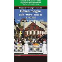 Szarvas András Heves megye - vármegye térkép Szarvas kiadó 1:100 000