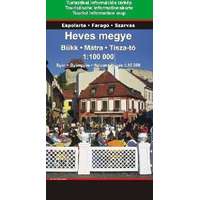 Szarvas András Heves megye - vármegye térkép Szarvas 1:100 000