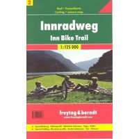 Freytag &amp; Berndt Innradweg Inn Bike Trail kerékpáros térkép Freytag & Berndt 1:125 000