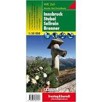 Freytag &amp; Berndt WK 241 Innsbruck, Stubai, Sellrain, Brenner turistatérkép 1:50 000