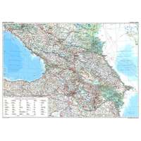Gizi Map Kaukázus autós falitérkép Gizi Map 1:1 000 000