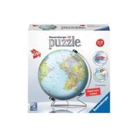 Ravensburger Földgömb puzzle - kék színezésű 540 db-os 3D gömb Ravensburger Puzzle földgömb (12436)