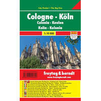 Freytag &amp; Berndt Köln térkép Freytag Köln várostérkép 1:10 000