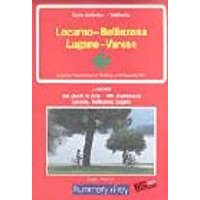 Kümmerly+Frey Lucarno turista térkép, Lucarno Bellinzona Lugano Varese turista térkép Kümmerly Frey 1:60 000