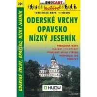 Shocart SC 221. Opavsko Oderské Vrchy Nízky Jeseník turista térkép Shocart 1:100 000