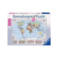 Ravensburger Puzzle Politikai világtérkép, Ravensburger Puzzle 1000 db 70 x 50 cm ( 156528 )