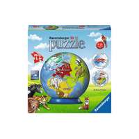 Ravensburger Földgömb állatokkal - 72 db-os 3D gömb puzzle Ravensburger