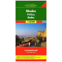 Freytag & Berndt Ródosz térkép Freytag 1:100 000