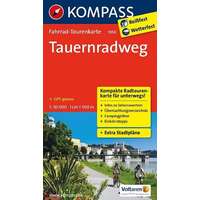 Kompass 7050. Tauernradweg, Salzach-Radweg kerékpáros térkép Kompass 1:125 000
