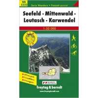 Freytag &amp; Berndt WK 5322 Seefeld, Mittenwald, Leutasch, Karwendel turistatérkép 1:35 000