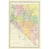 Rand M Sierra Nevada térkép Rand M