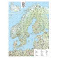 Freytag & Berndt Skandinávia falitérkép Freytag 1:2 000 000 124x86