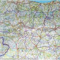 Freytag & Berndt Spanyolország falitérkép Freytag 1:900 000 124x96
