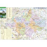 Stiefel Szabolcs-Szatmár-Bereg megye - vármegye térkép Stiefel 1:160 000