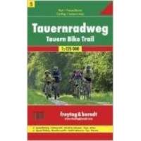 Freytag &amp; Berndt RK 5 Tauern kerékpárút Tauernradveg kerékpáros térkép Freytag 1:125 000