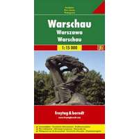 Freytag &amp; Berndt Varsó térkép Freytag 1:15 000