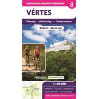 Frigória kiadó Vértes kerékpáros térkép Frigória Vértes térkép 1:40e Váli-völgy, Által-ér völgy, Zámolyi-medence