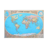 Nyír-Karta A Föld országai falitérkép keretezett Nyír-Karta 125x90 cm, Világ falitérkép