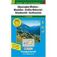 Freytag &amp; Berndt WK 371 Bludenz-Klostertal-Brandnertal-Montafon turista térkép Freytag 1:50 000