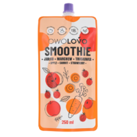 Owolovo Owolovo alma-sárgarépa-eper smoothie 250 ml - tartósítószer mentes, hozzáadott cukor nélkül