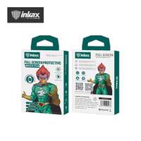 INKAX Apple iWatch 4/5/6/SE 44mm Inkax GLW-01 2.5D Shock-Resistant Üvegfólia - Fekete