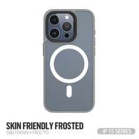 TYPE GORILLA Apple iPhone 15 TG Skin Friendly Drop Magsafe Hátlap - Szürke