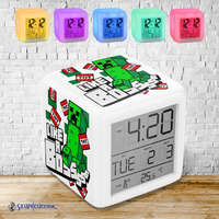 Time4Gift Minecraft Like a Boss színváltós világító ébresztő óra