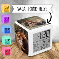 Time4Gift Egyedi fényképes világító ébresztő óra