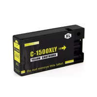 Utángyártott Utángyártott Canon PGI-1500XLY 12ml. prémium, új nagy kapacitású sárga tintapatron, chippel