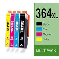 Utángyártott Utángyártott HP No.364XL multipack - 4db nagy kapacitású, prémium, teljesen új tintapatron