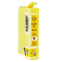 Utángyártott Utángyártott Epson T1814 C13T18044010 T1804 sárga, 15ml, prémium tintapatron
