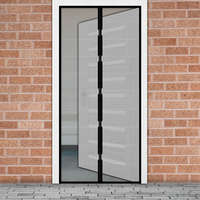 Delight Szúnyogháló függöny ajtóra - mágneses - 100 x 210 cm - fekete