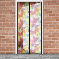 Delight Szúnyogháló függöny ajtóra - mágneses - 100 x 210 cm - színes pillangós
