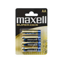 maxell Ceruza elem AA • LR6 XL Super Alkaline • 1,5 V 4 db / bliszter