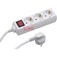 Anco Asztali elosztó 3-as, kapcsolóval, 3m