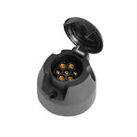 Carguard Utánfutó csatlakozó aljzat - 7 pólusú - 12V