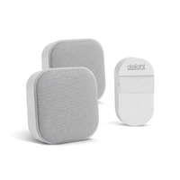 Delight 2 az 1-ben vezetéknélküli csengő és éjjelifény - Kinetic - dupla vevőegységgel - fehér